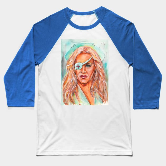 Daryl Hannah Baseball T-Shirt by Svetlana Pelin